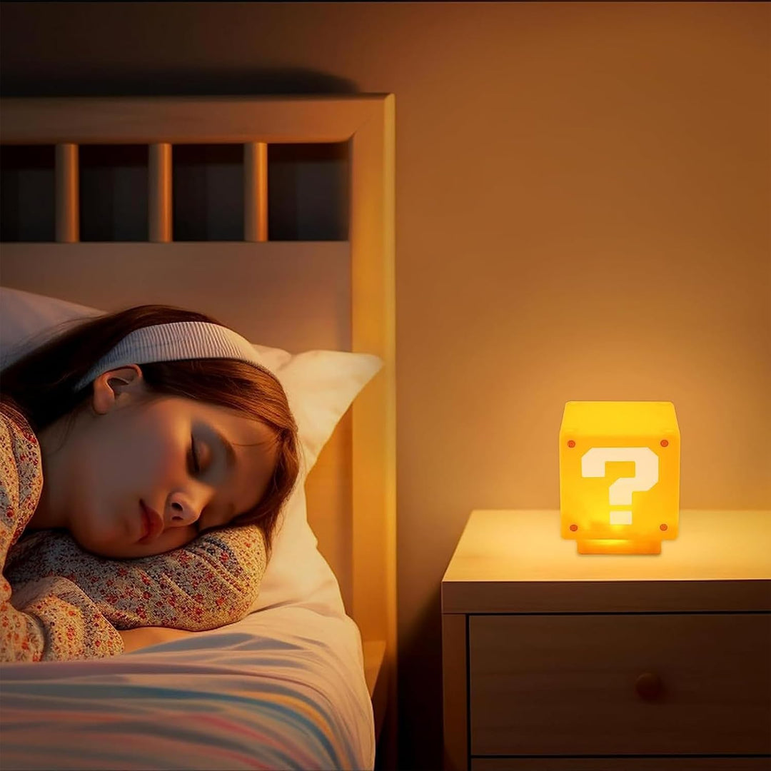 Super Mario 3D LED Blok Pytania Nocna Lampa