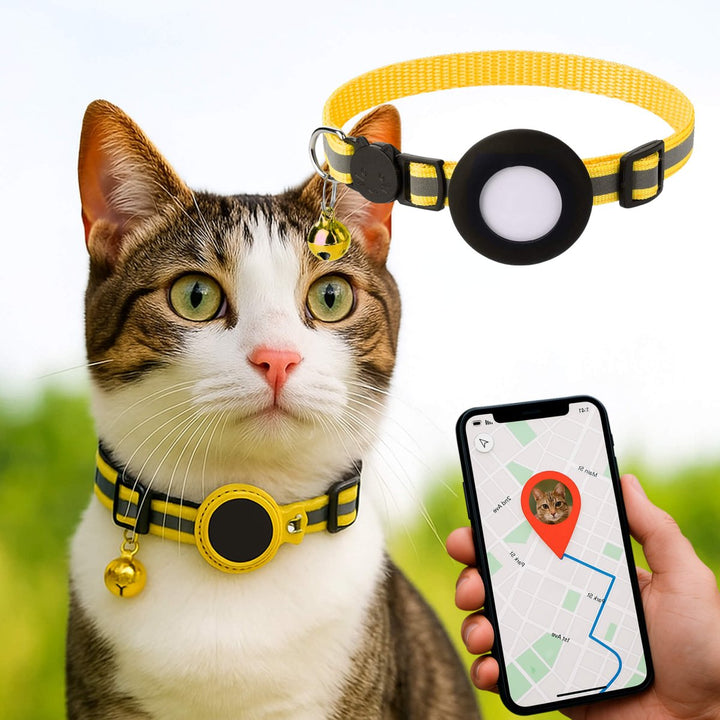 FELITRACK – Obroża GPS dla kota z odblaskowym wzorem