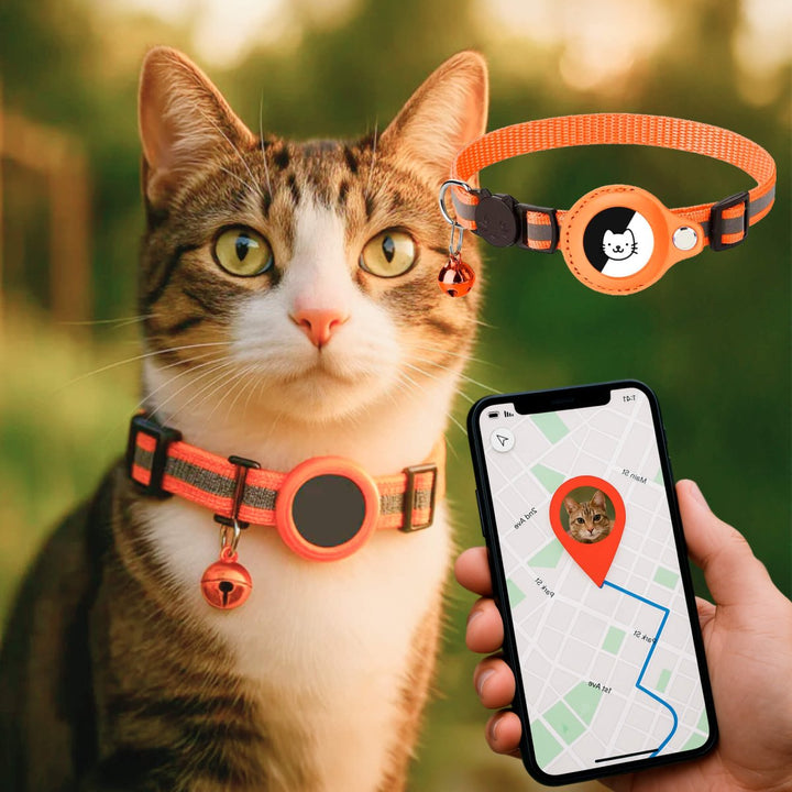FELITRACK – Obroża GPS dla kota z odblaskowym wzorem