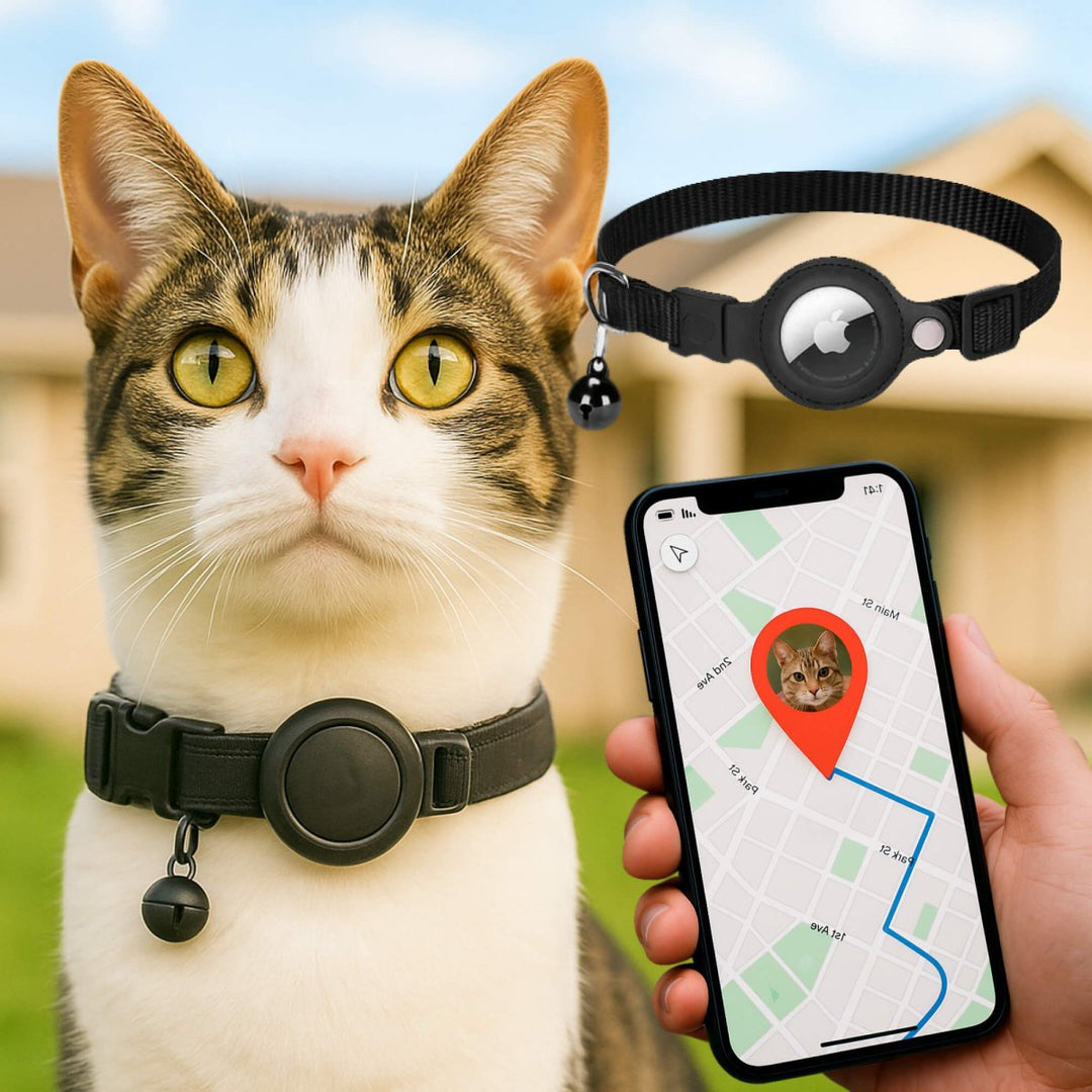 FELITRACK – Obroża GPS dla kota z odblaskowym wzorem