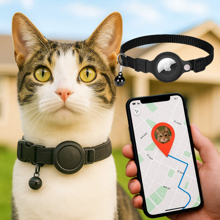 FELITRACK – Obroża GPS dla kota z odblaskowym wzorem