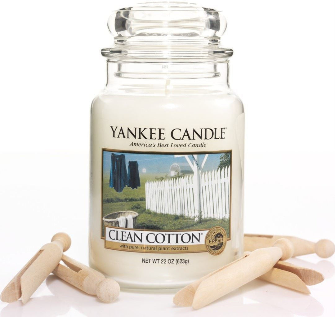 22oz Czysta Bawełna Yankee Candle