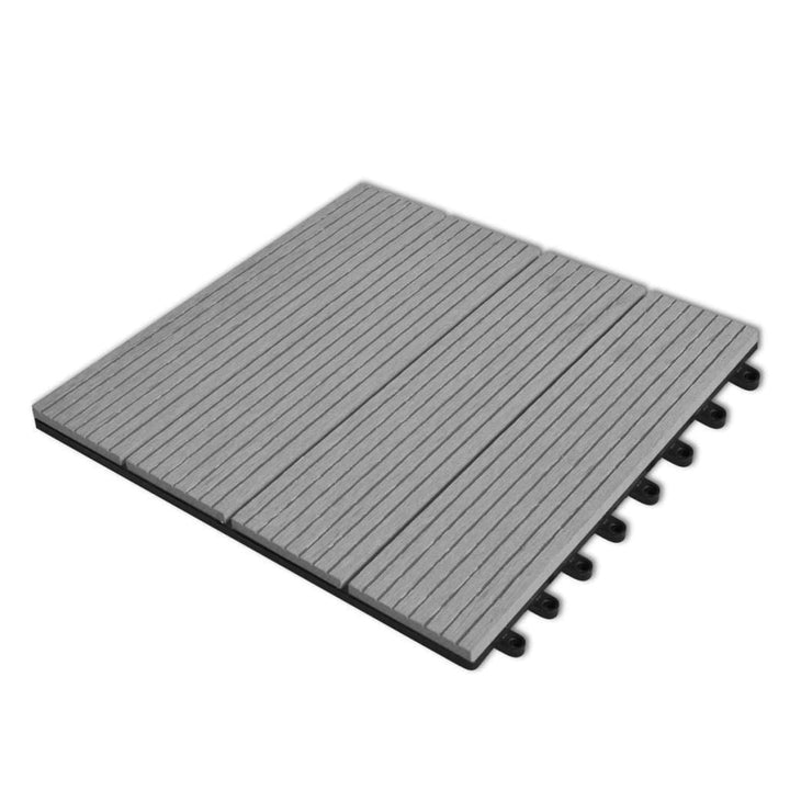 Płytki WPC 30x30cm 11szt 1m2 szare