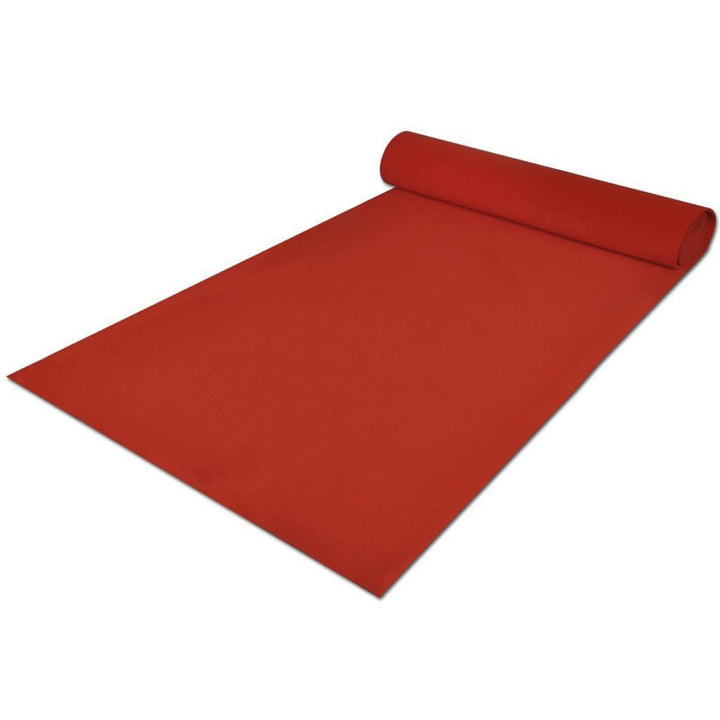 Ekstra ciężki czerwony dywan 1 x 5 m - 400 g/m2