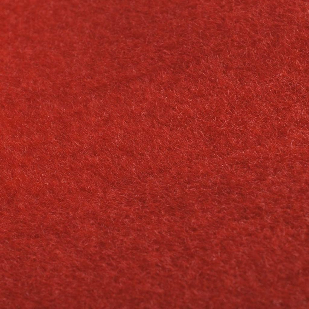 Ekstra ciężki czerwony dywan 1 x 5 m - 400 g/m2