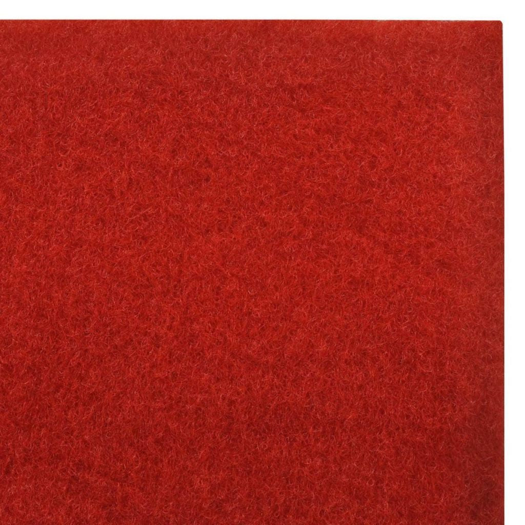 Ekstra ciężki czerwony dywan 1 x 5 m - 400 g/m2