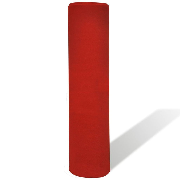 Ekstra ciężki czerwony dywan 1 x 5 m - 400 g/m2
