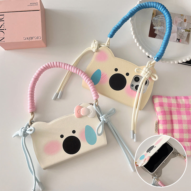 Etui na telefon Flip-Phone w stylu Insta z rysunkiem Westie