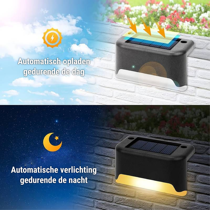 Bezprzewodowe lampy ścienne LED z energią słoneczną