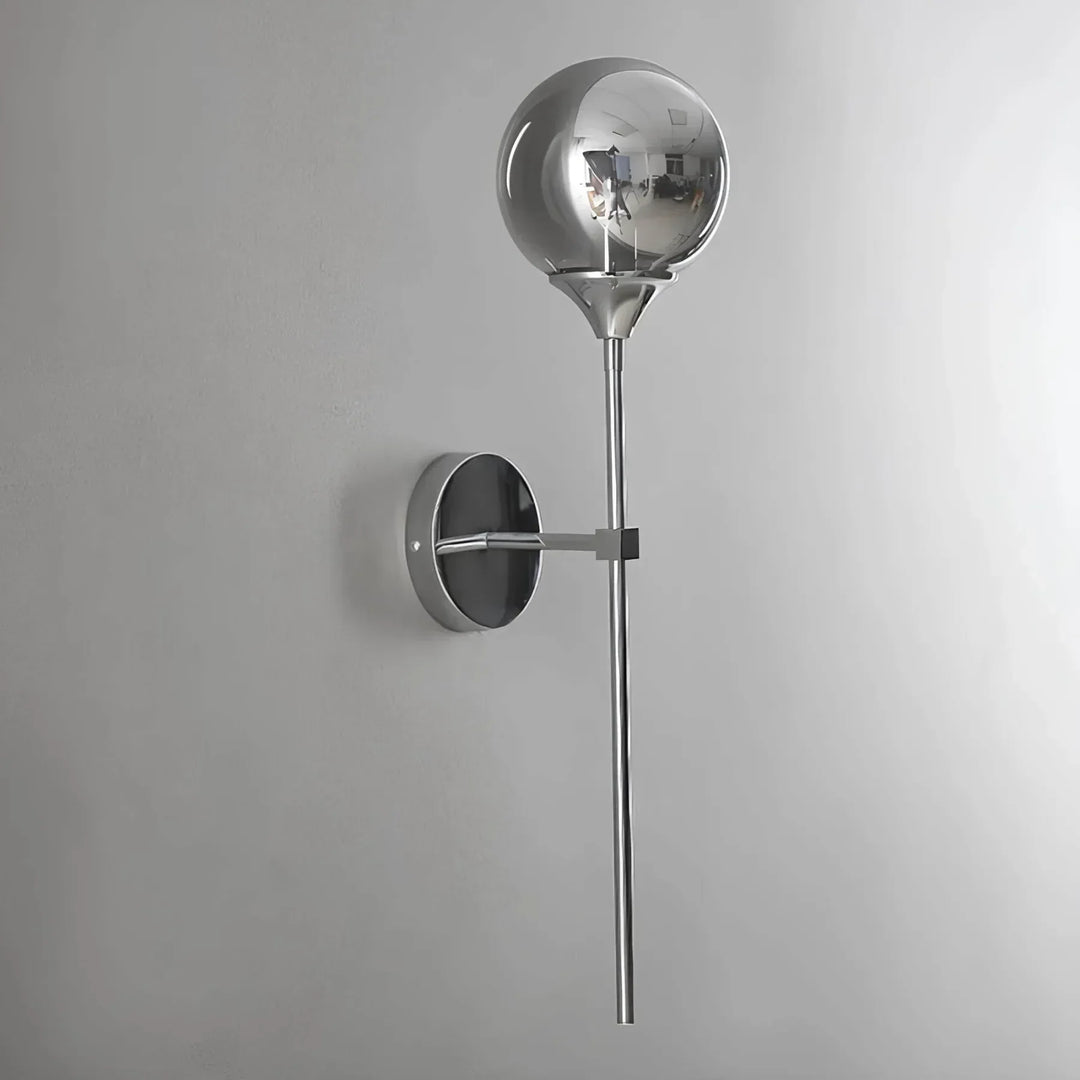 – Skandynawska nowoczesna szklana lampa ścienna