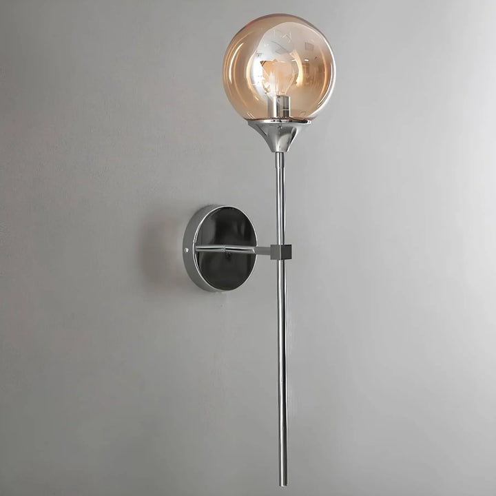 – Skandynawska nowoczesna szklana lampa ścienna
