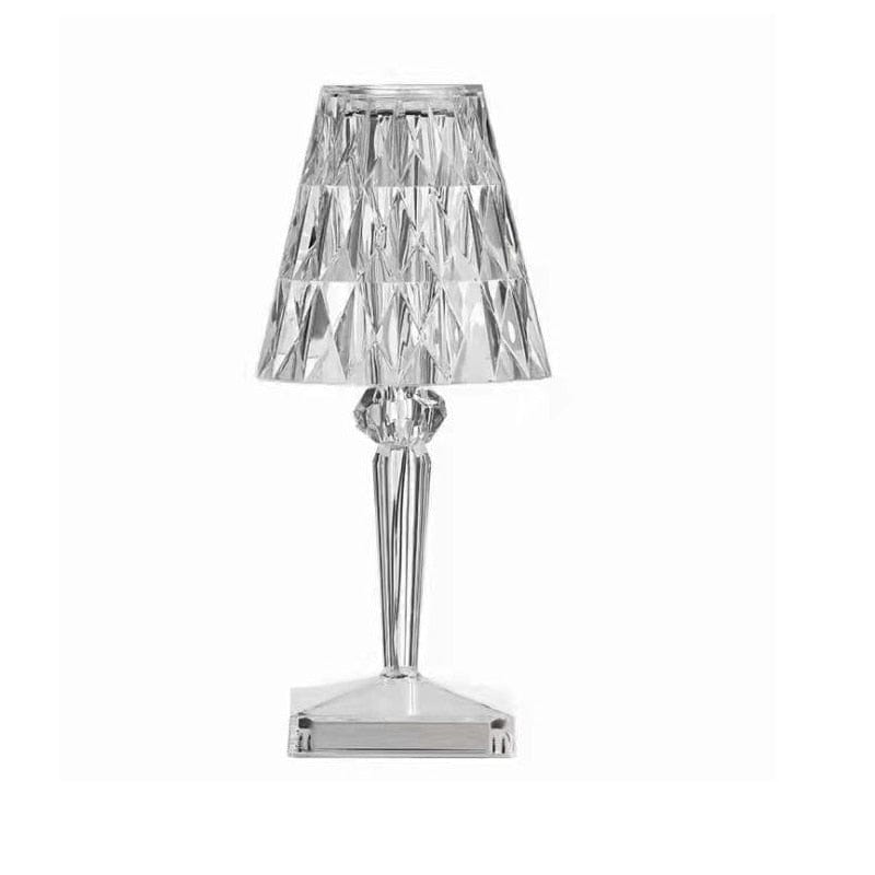 CrystaLamp - Lampa Stołowa LED z Kryształu Diamentowego