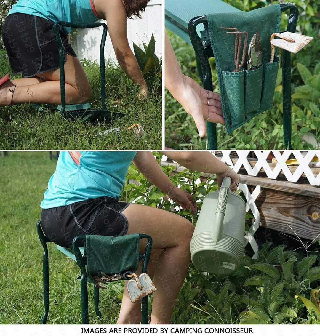 Ławka ogrodnika - Składana ergonomiczna ławka do klęczenia