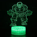 Lampa 3D Marvel Hulk