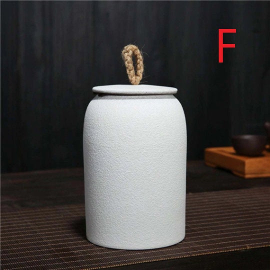 Słoik na ciastka i cukier w stylu vintage | Szczelny ceramiczny garnek Gong Fu