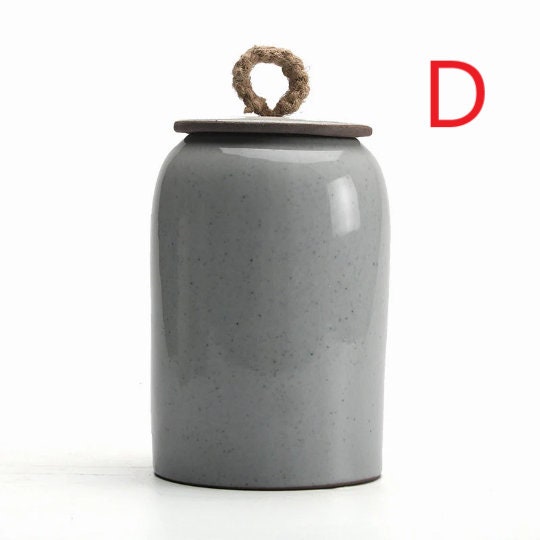 Słoik na ciastka i cukier w stylu vintage | Szczelny ceramiczny garnek Gong Fu