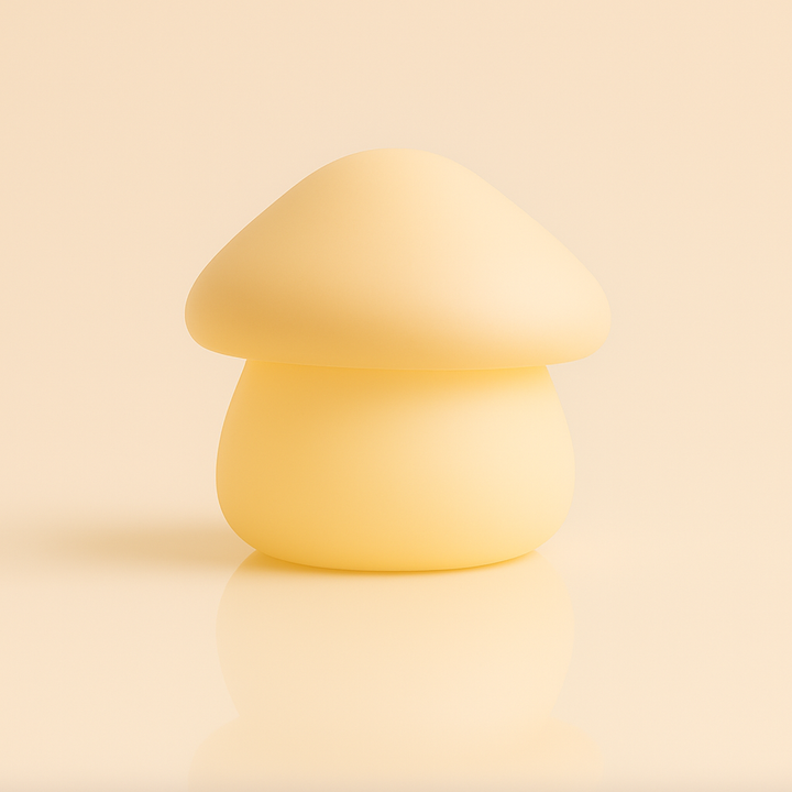 Lampka nocna Paddie Mushroom – miękka silikonowa lampa dla dzieci