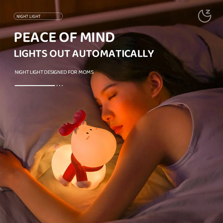 Magiczna LED Renifera Lampa Nocna - GlowDeer |