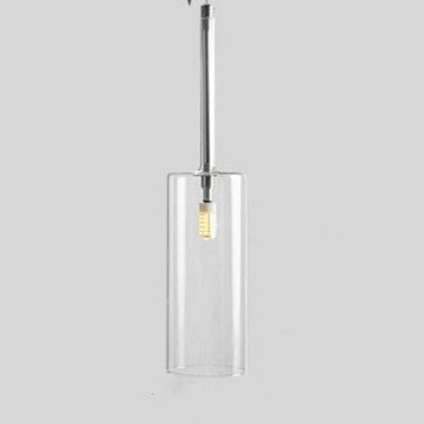 Lampa wisząca do stołu jadalnego wykonana ze szkła