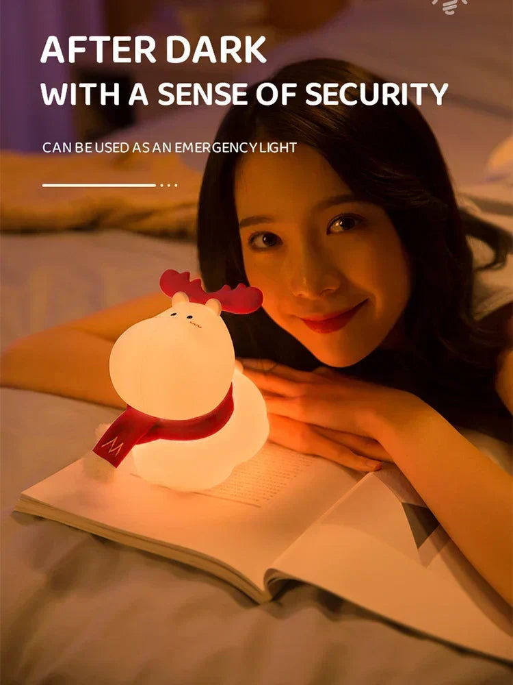 Magiczna LED Renifera Lampa Nocna - GlowDeer |