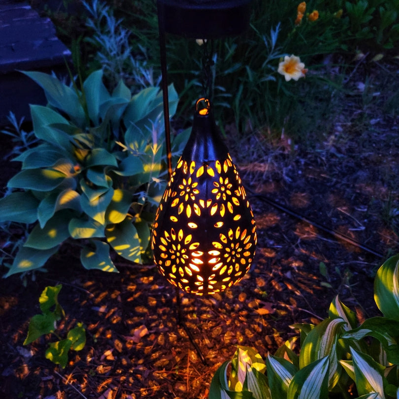 Lampa Wisząca do Ogrodu | Stylowe Oświetlenie Zewnętrzne z Energii Słonecznej