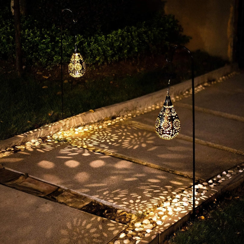 Lampa Wisząca do Ogrodu | Stylowe Oświetlenie Zewnętrzne z Energii Słonecznej