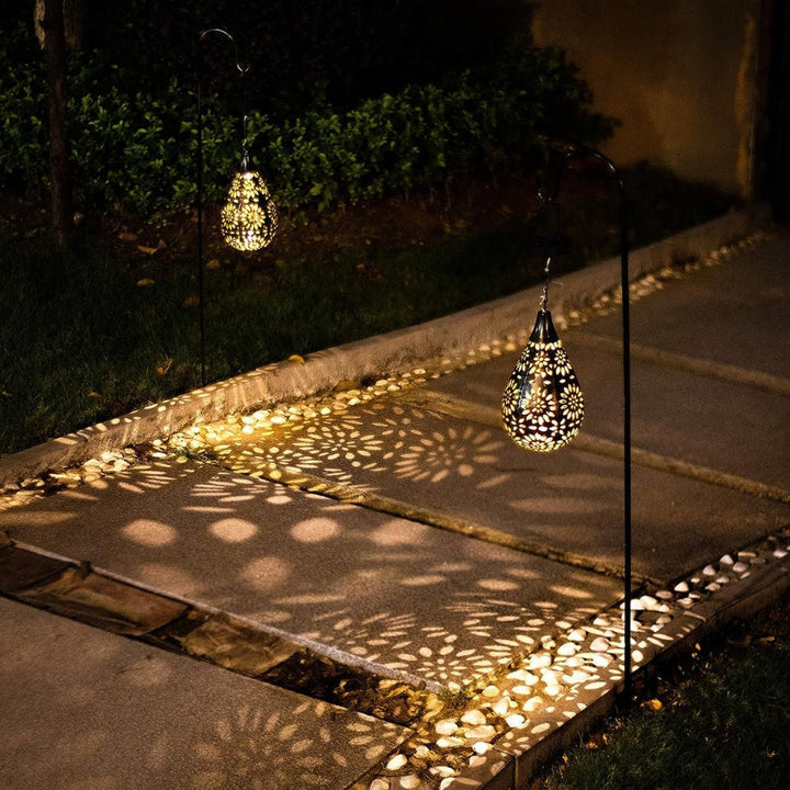 Lampa Wisząca do Ogrodu | Stylowe Oświetlenie Zewnętrzne z Energii Słonecznej