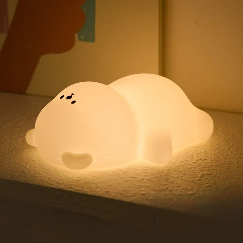 Przytulna Lampa Nocna w Kształcie Misia dla Dzieci
