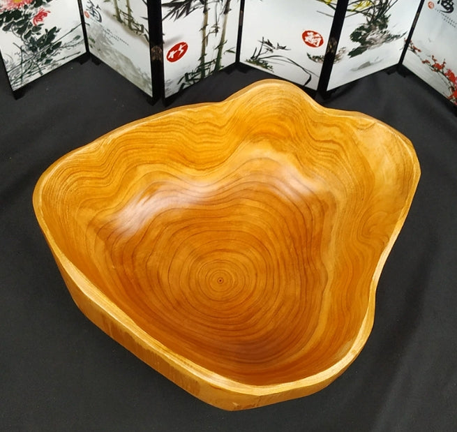 Dekoracyjna Miska z Korzenia Teakowego 30cm