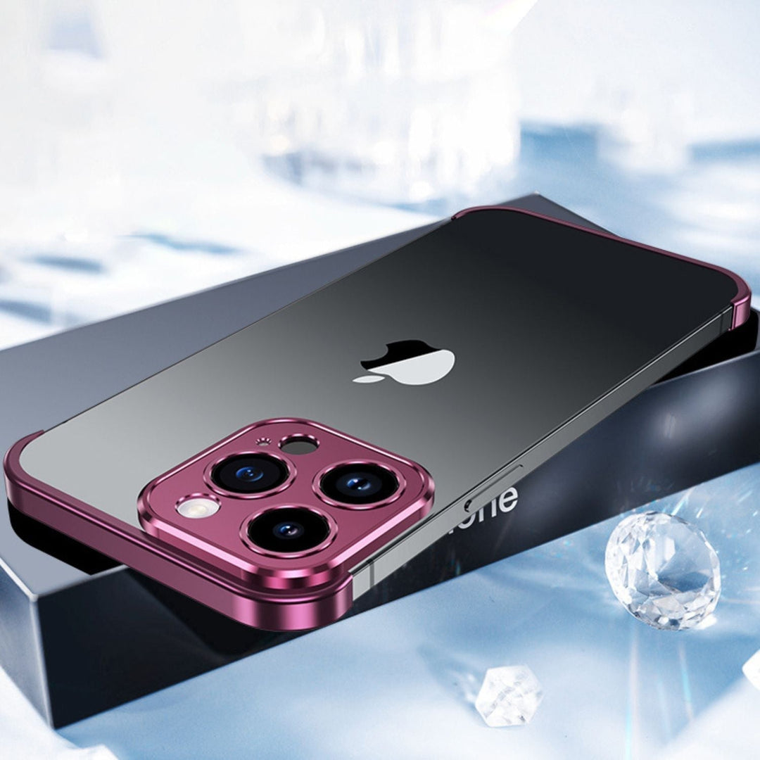 Ultracienka metalowa obudowa do iPhone’a – Niewidoczna ochrona, Smukła i wytrzymała obudowa telefonu |