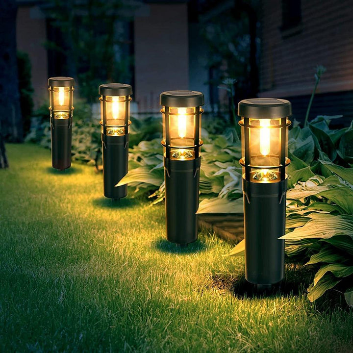 Solarne lampy ścieżkowe, solarne lampy ogrodowe do 14 godzin. Wodoodporne na zewnątrz, IP65 wodoodporne lampy ogrodowe do ścieżek i chodników