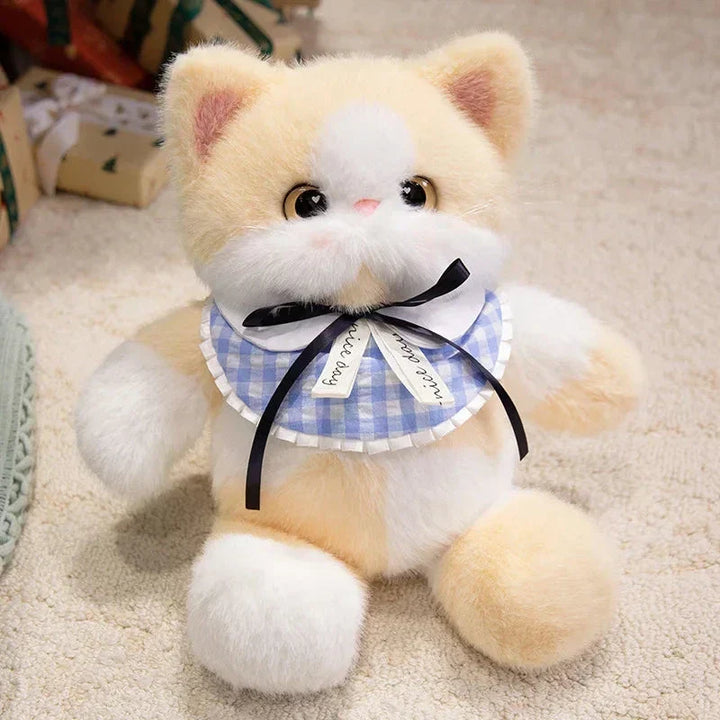 Rodzina Pluszowych Kotków Kawaii z Obrożą