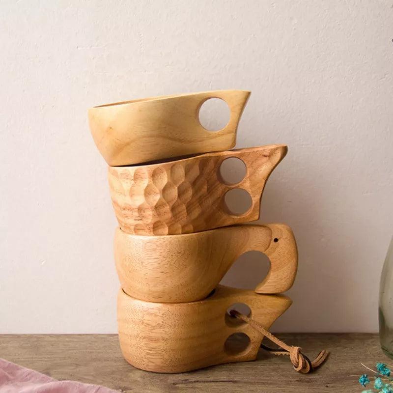 Kuksa Drewniana Filiżanka | 100% Organiczna