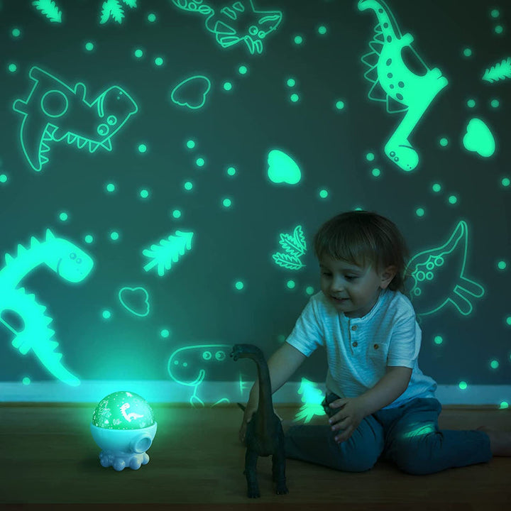 LED Nocna Lampa z Projekcją Oceanu i Gwiaździstego Nieba + Funkcja Muzyczna - DreamAura