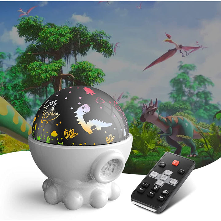 LED Nocna Lampa z Projekcją Oceanu i Gwiaździstego Nieba + Funkcja Muzyczna - DreamAura