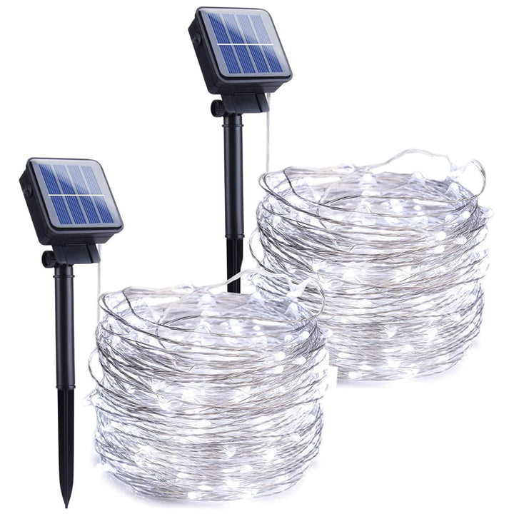 Lampki solarne na zewnątrz | Wodoodporne lampy ogrodowe solarne