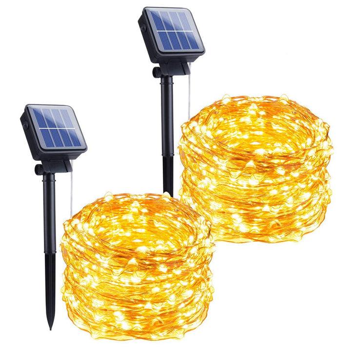 Lampki solarne na zewnątrz | Wodoodporne lampy ogrodowe solarne