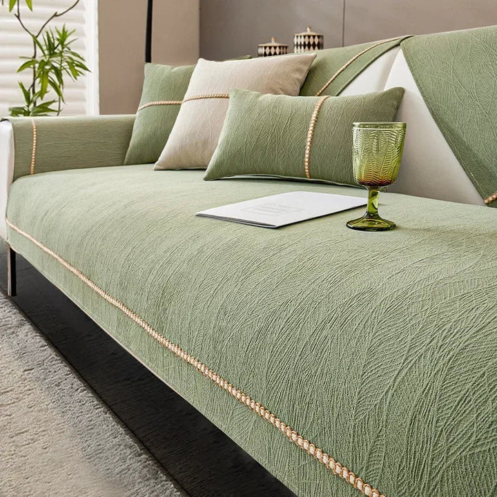Pokrowiec na sofę LinenLux – Elegancka ochrona w lnianym stylu dla czystych i stylowych salonów