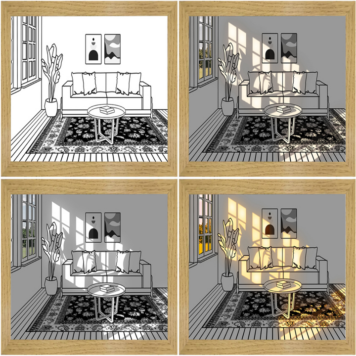 Kreatywne DIY Malowanie Światłem Słonecznym - Nocna Lampa
