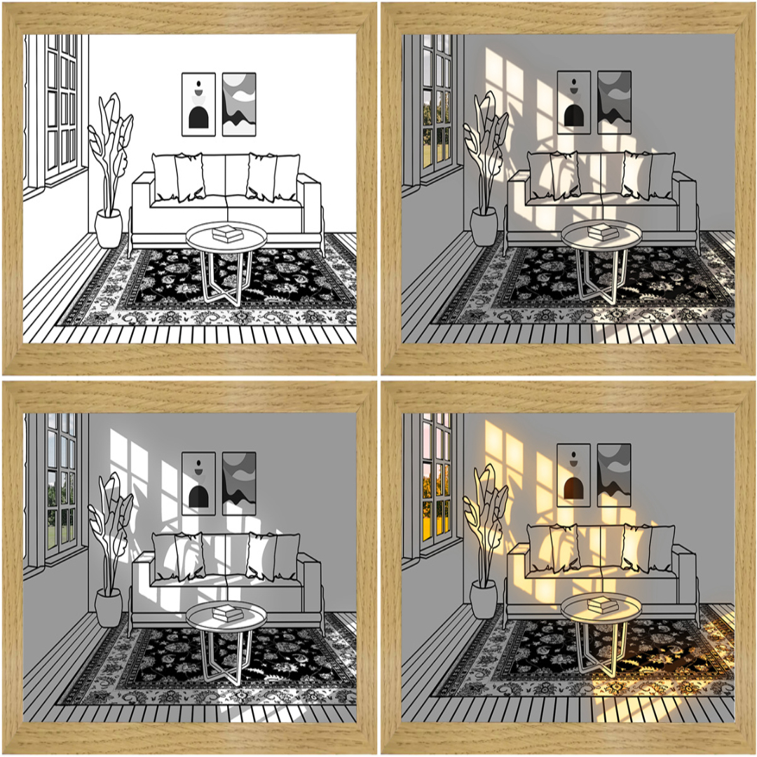 Kreatywne DIY Malowanie Światłem Słonecznym - Nocna Lampa