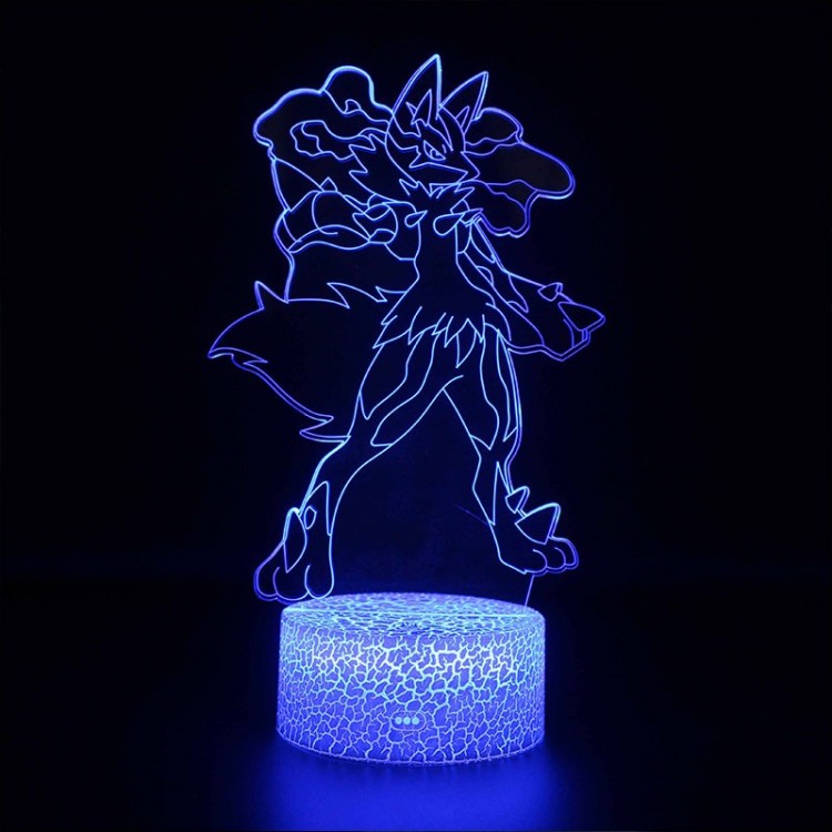 Lampa 3D Pokémon Lucario