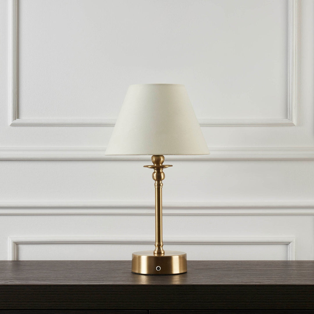 Lampa Lucille Ornate LED Ładowalna Bezprzewodowa - Mosiądz