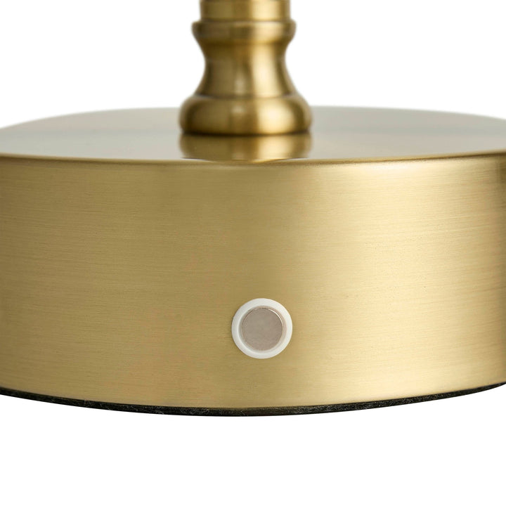 Lampa Lucille Ornate LED Ładowalna Bezprzewodowa - Mosiądz