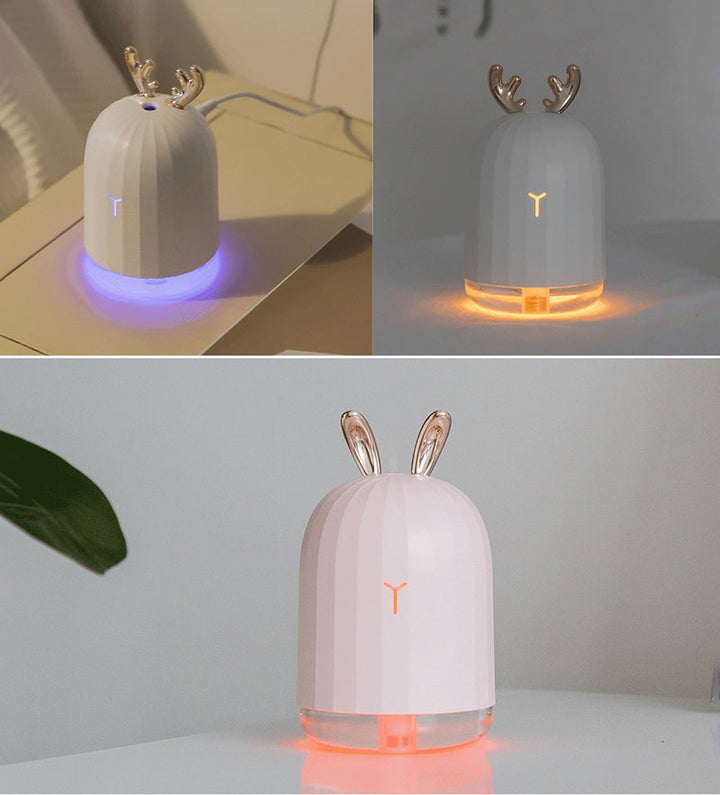 BunnyAir Nawilżacz dla Dzieci – Z Nocną Lampką i Oświetleniem LED |