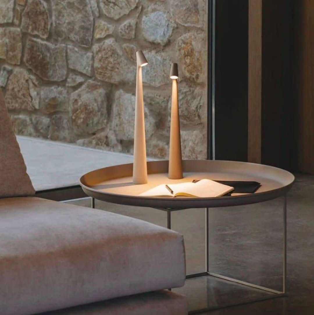 Nordycka minimalistyczna lampa nastrojowa | Bezprzewodowa
