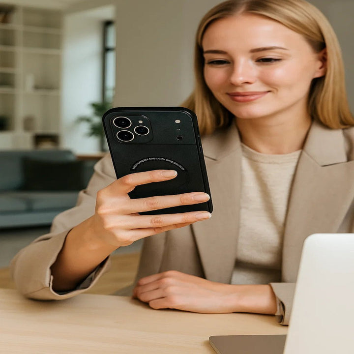 LUXEGUARD – Premium Etui Skórzane z MagSafe do iPhone&