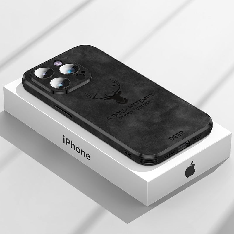 LUXIGUARD SKÓRA – Luksusowe Etui na iPhone z Ochroną przed Wstrząsami