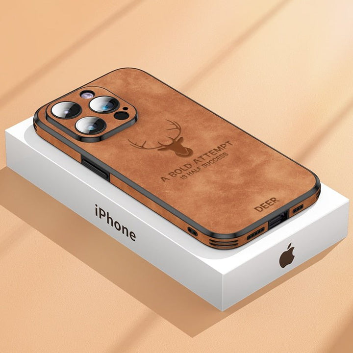LUXIGUARD SKÓRA – Luksusowe Etui na iPhone z Ochroną przed Wstrząsami