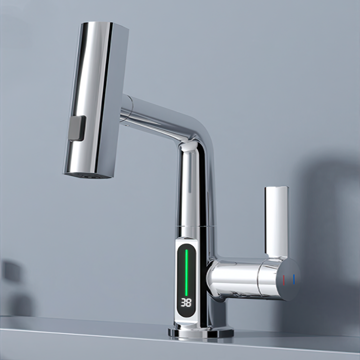 SmartFaucet Pro: Inteligentny kran z wyświetlaczem cyfrowym