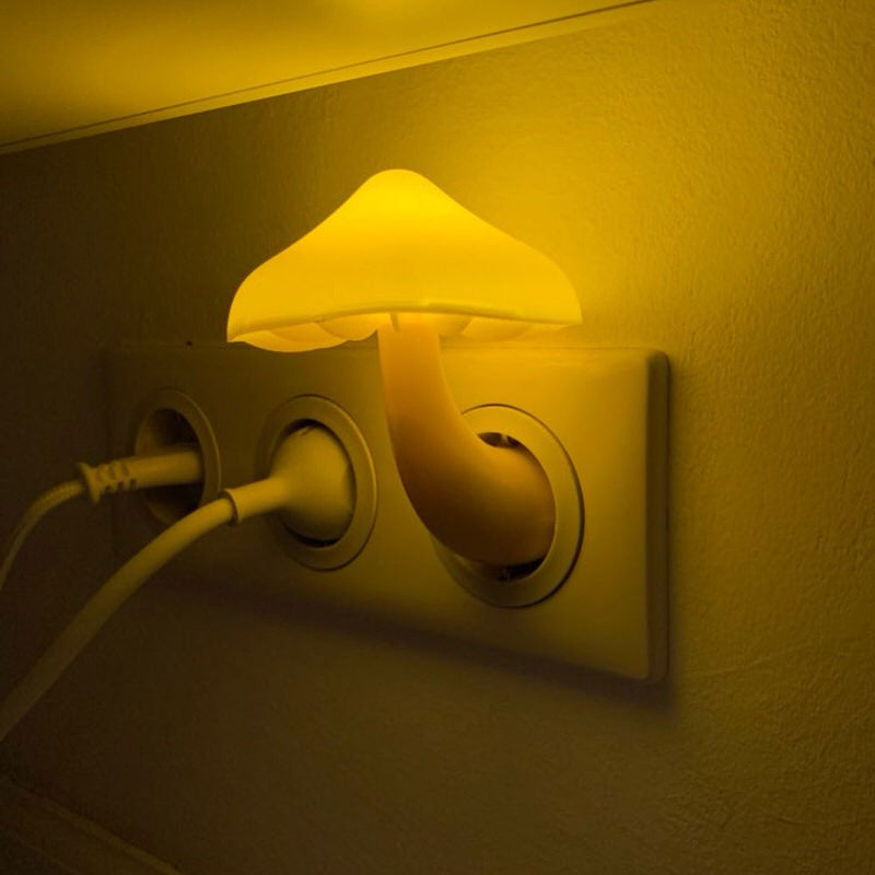 Magiczna Lampa Nocna Grzyb